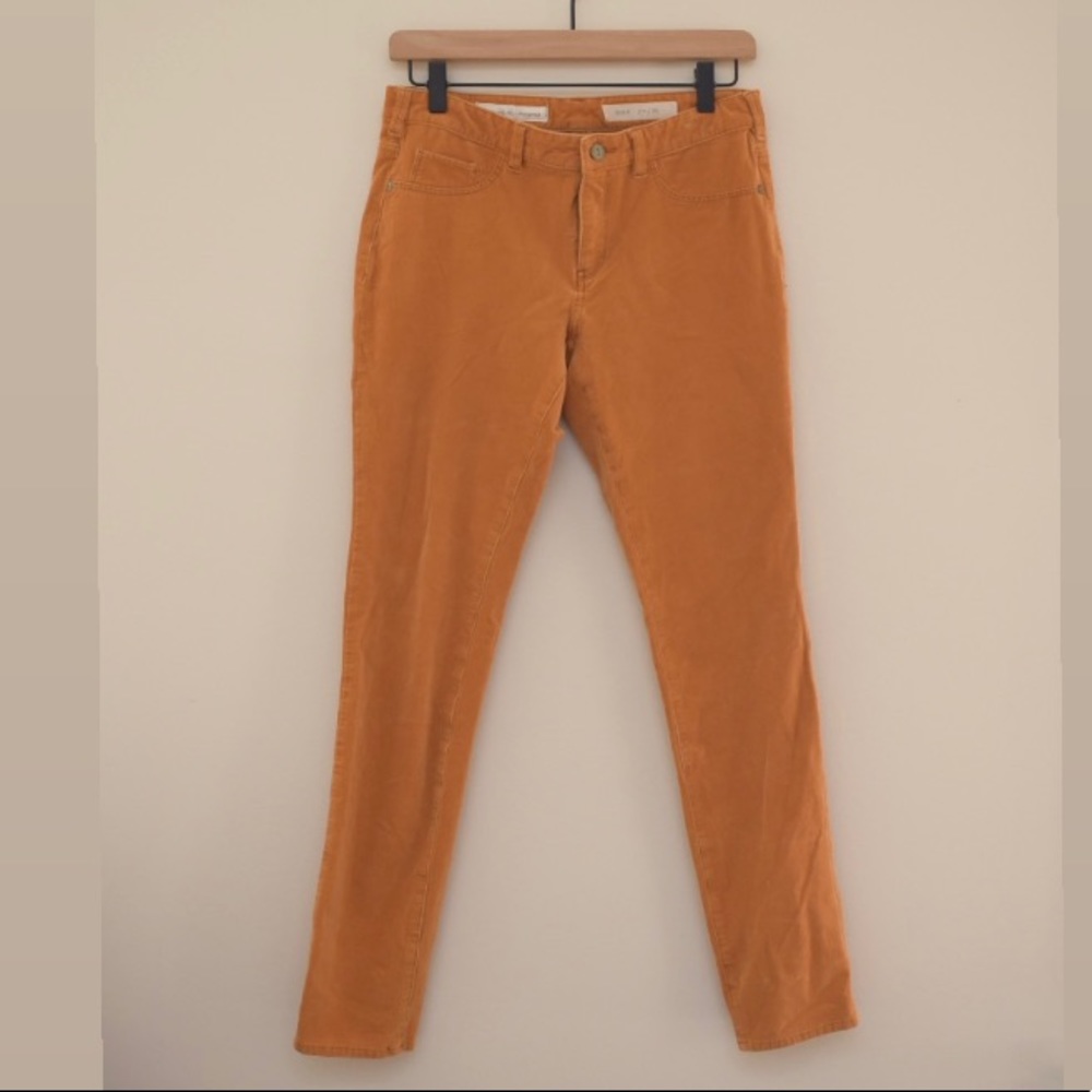 Pilco Corduroy Camel / Gold Leggings sz 29